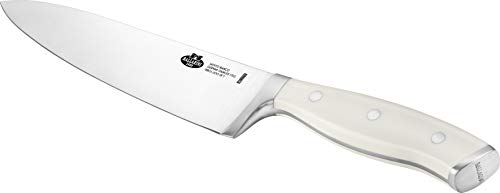 Ballarini 18801-200-0 Savuto Bianco - Cuchillo de cocina (acero inoxidable, mango blanco)