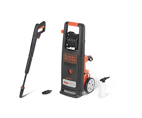 Black+Decker BXPW2200E Hidrolimpiadora de Alta presión, 2200 W, Naranja y Negro