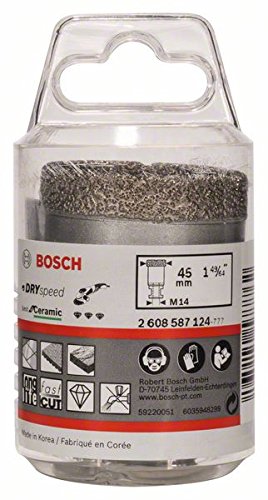 Bosch 2 608 587 124 - Coronas de diamante para perforación en seco Dry Speed Best for Ceramic (45 x 35 mm)