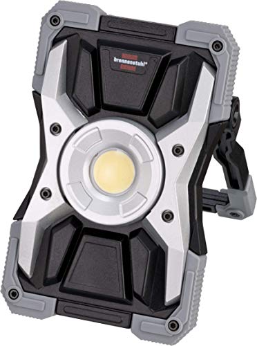 Brennenstuhl foco LED a batería recargable RUFUS de 15 W (1500 lm, luz de trabajo profesional, lámpara portátil, regulable, interruptor con modos, carcasa resistente, IP65)