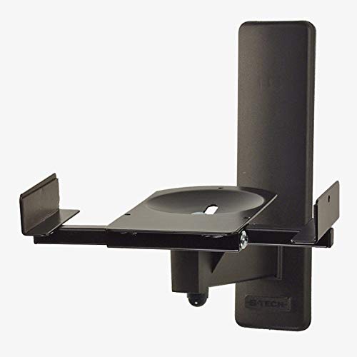 BT77 Black - Pareja de Soportes de Pared para Altavoz c/Negro