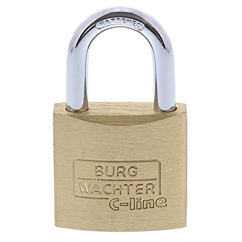 Burg WÄCHTE 22230 - Set de candados con Llave 14,3 x 16 Ø 5 (3 Unidades)