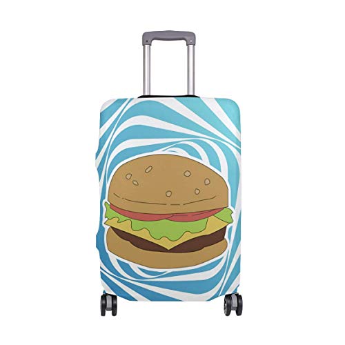 Burger Travel Lage Cover - Protector de Maleta Spandex Cubiertas a Prueba de Polvo con Cremallera, Se Adapta a S18-20in-