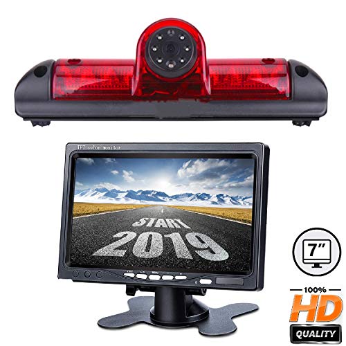 Cámara de Visión Trasera 3. Luz freno Cámara marcha atrás + 7 "Monitor para Citroen JUMPER III / Fiat DUCATO X250 / Citroen Relay Peugeot BOXER III AVIS