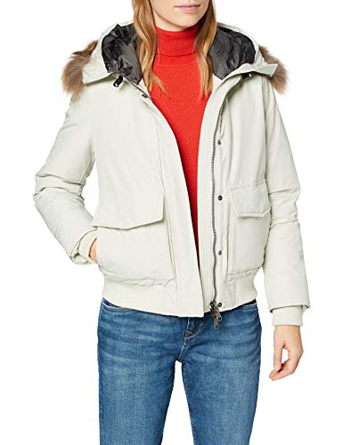 Canadian Classics Stettler Chaqueta Bomber, Marfil (Silver Birch SIL), 40 (Talla del Fabricante: M IT 44) para Mujer