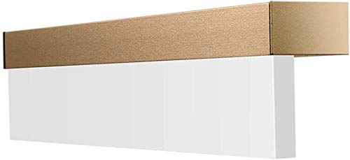 Carl Artbay Shuai Beautiful Lamp/ * Baño LED-Luz Delantera de Espejo baño Espejo de Aumento Aplique Rectangular Oro (Tamaño: 40 cm (7W)) (Color : 60cm(10w))