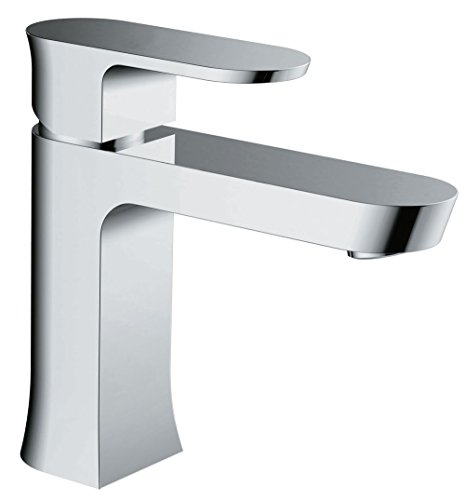 Clever 98017 GRIFO DE LAVABO SELENE CON DESAGÜE AUTOMÁTICO MIXTO, Cromado