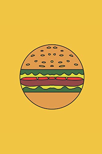 Cute Burger Notebook: Lined Notebook For Creative Writing in School for Kids, Home & Office Journal