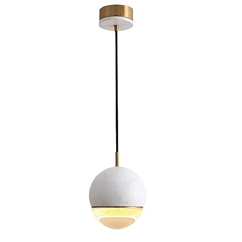 DC Wesley Nordic Mármol Dormitorio Principal De Cabecera For Lámparas De Techo Artes Creativas Lujo Luz Ilumina Salón Bar Restaurante Decorativa De 15 Cm De Diámetro Lámparas * 22 Cm De Alto