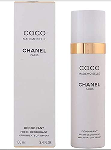 Desodorante en spray Coco Mademoiselle de Chanel, Protección y frescor durante todo el día con un aroma estiloso y sofisticado, 100 ml