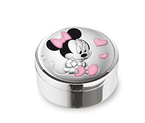 Disney Baby - Minnie Mouse - Cajita para dientes de leche - Ideal para niñas - Plata