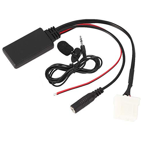 Duokon AUX-in Cable Adaptador Coche Bluetooth 5.0 Micrófono apto para Mazda 2 3 5 6 RX8