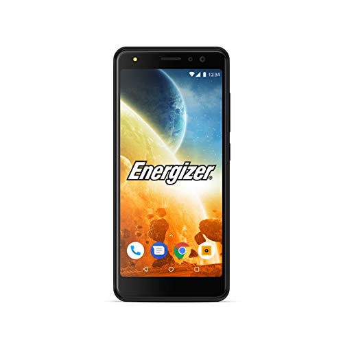 ENERGIZER Power MAX P490S - Smartphone 4G Desbloqueado - EU Jack (Pantalla: 4-95 Pulgadas - 16 GB - Dual Sim - Android Oreo 8.1 GB Edition) Carcasa + Protección incluida - Negro