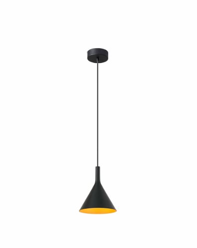 FARO BARCELONA 64160 - Pam Lámpara Colgante (Bombilla incluida) LED, 11W, Aluminio, Color Negro