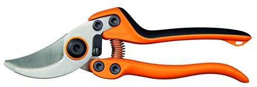 Fiskars Tijeras de poda profesional L (PB-8), Longitud: 21 cm, Negro/Naranja, 1020203