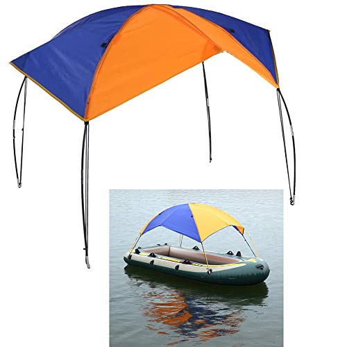 Floving 4-5 Personas Bote Inflable Parasol navegando toldo Techo Carpa Pesca