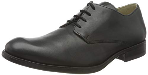 FLY London Merl613fly, Zapatos de Cordones Derby Hombre, Negro (Black 005), 43 EU