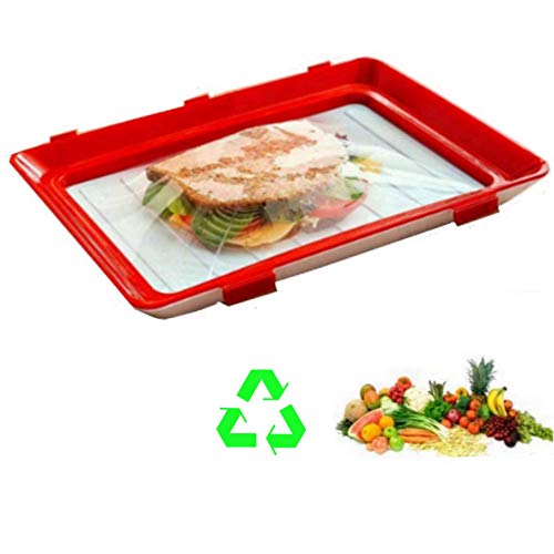 Food Preservation Tray, Long-term Food Preservation Tray, Health Food Preservation Box, Environmentally Flexible Food Vacuum Preservation Tray,1pcs