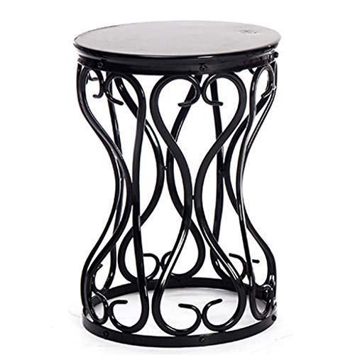 G-HJLXYZWJHOME Soporte De Flores De Interior Maceta Soporte De Rack Mesa De Café Lateral De Sofá De Hierro Forjado DecoracióN De Muebles Multifuncional