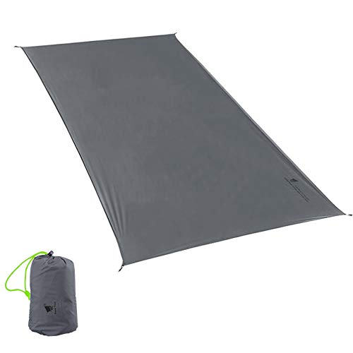 GEERTOP Lona de Suelo 20D para Tiendas de Campaña Impermeable Ultra Ligera 3 Personas - Talla 180 x 210 cm (260g) - Toldo Tarp para Senderismo y Campamentos