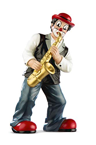 Gildeclown Saxo - Figura decorativa de payaso (15 cm)