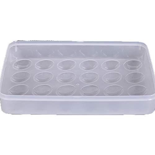 Glove Refrigerador para el hogar Soporte para Huevos, Caja de Almacenamiento para Huevos Frescos, Antideslizante a Prueba de explosiones, Gran Capacidad, superponible, fácil de Limpiar, Duradero