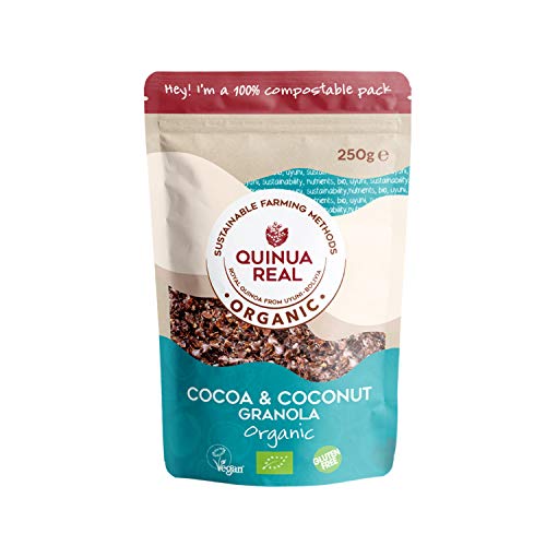 Granola de quinoa real con cacao y coco sin gluten BIO - Quinua Real - 250g