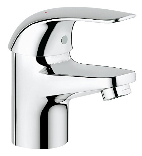 Grohe 32734000 32734000-Eurostyle Cosmo Cocina caño bajo, Cromo, Cromado, 38x16x7.5 cm