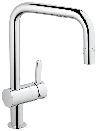 Grohe Flair grifo de fregadero, caño alto en U, con aireador extraíble Ref. 32455000