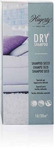 Hagerty DRY SHAMPOO - Detergente En Polvo Para La Limpieza En Seco De Tejidos Delicados No Lavables Como Tapicerías, Moquetas O Alfombras - 1 Unidad 500 Gr