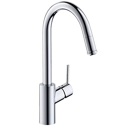 Hansgrohe 14872000 Talis S² grifo de cocina abatible con caño extraíble, cromo