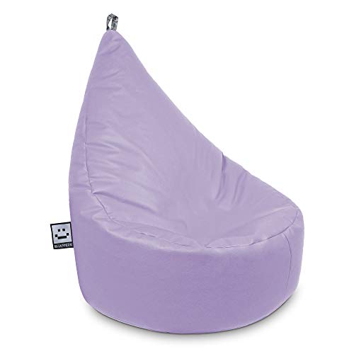 HAPPERS Puff Butaca Polipiel Indoor Lavanda XL