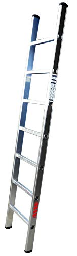 Homelux 825011 Escalera Aluminio Simple, 2 m, 7 Peldaños, 4 kg