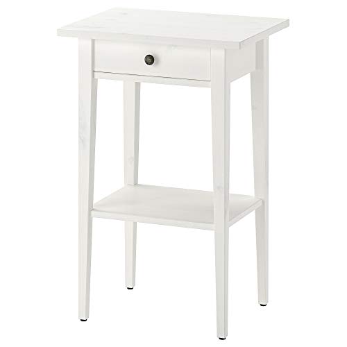 IKEA 202.004.56 Hemnes - Mesita de noche, color blanco