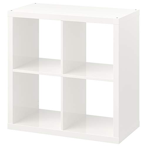 IKEA KALLAX - Estantería (77 x 39 x 77 cm), color blanco brillante