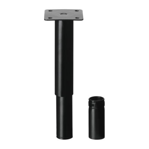 Ikea Sultan – Pierna de Apoyo, Negro