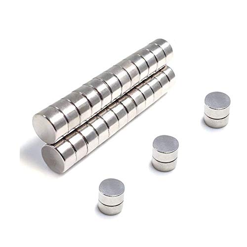 Imanes Pequeños,FEYG Neodimio Imán Potentes 8X3mm Imanes de Disco de Tierra Rara Para Artesanías, Manualidades, Hobbies (30pc)