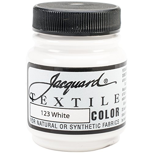 Jacquard Pintura para Tela de Tela Color 2.25oz-White