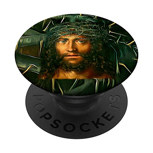 Jesús Corona Espinas Ecce Homo Crucifixion Estacion Cuaresma PopSockets PopGrip: Agarre intercambiable para Teléfonos y Tabletas