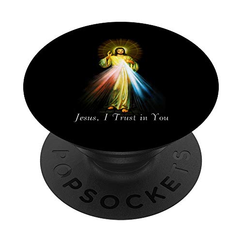 Jesús Divina Misericordia Faustina PopSockets PopGrip: Agarre intercambiable para Teléfonos y Tabletas