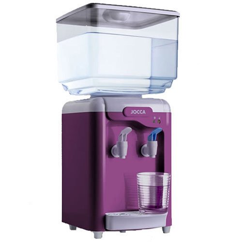 Jocca Dispensador de Agua con Depósito, Plástico, Blanco y Morado, 7 l, 4 Unidades