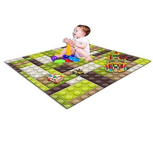 Kids Scar Patrón de color 3D Actividad de niño Play Mat Cómodo suave antideslizante antideslizante grande Bebé de rastreo de la estera de la sala de estar de la sala de estar Dormitorio para niños Dec