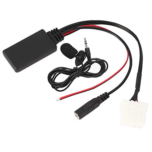 Kit Bluetooth para automóvil, adaptador de cable AUX-in para automóvil, micrófono Bluetooth 5.0 apto para Ma_zda 2 3 5 6 RX8 Receptor de audio inalámbrico para hablar con manos libres y transmitir mús