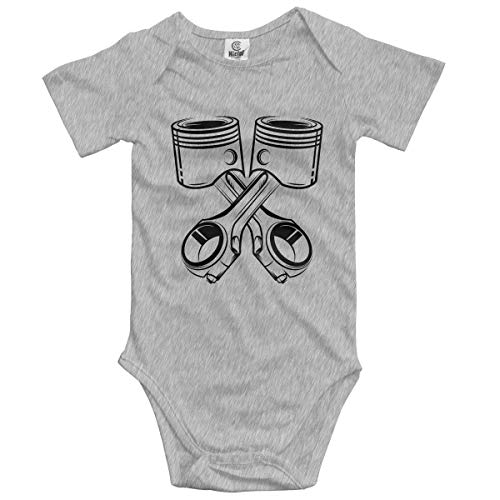 Klotr Ropa para Bebé Niñas Niños Garage Engine Newborn Bodysuits Short Sleeved Romper Jumpsuit Outfit Set