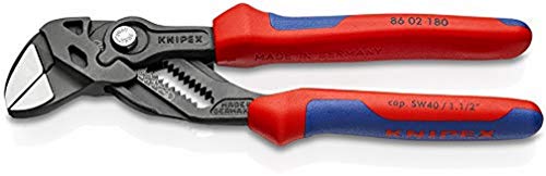 KNIPEX Tenaza llave alicate y llave en una sola herramienta (180 mm) 86 02 180