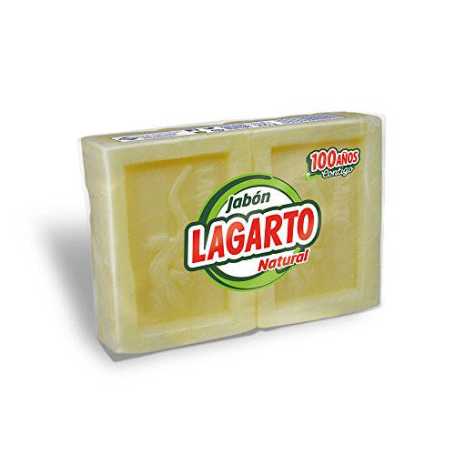 Lagarto pastillas de Jabón Natural - Paquete De 40 Pastillas de 150 Gr -Total: 6000 Gr