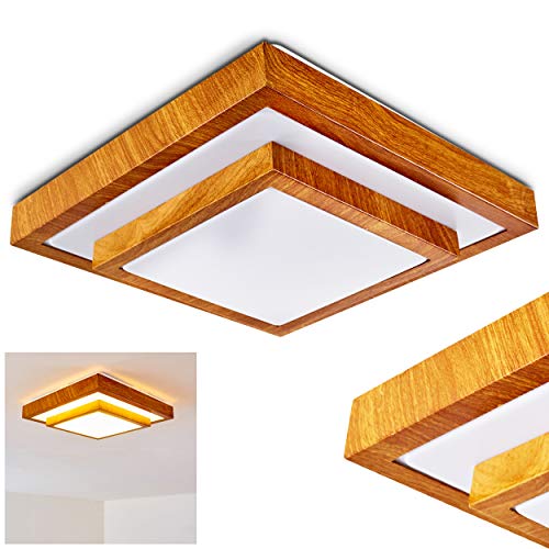 Lámpara de techo LED moderna - Sora - color blanco cálido - angular - para cocina, pasillo, sala de estar, baño