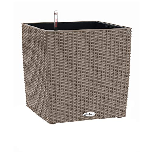 Lechuza - plantenbak Cube Cottage 40 Sand Brown All-IN-One Set - in de nieuwe kleur zandbruin verkrijgbaar vanaf 15 januari 2021