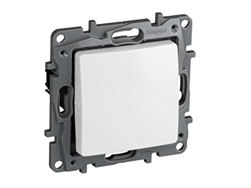 Legrand, 396501 Niloé - Interruptor conmutador para empotrar, interruptor para interior, color blanco