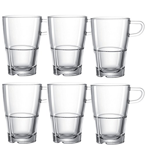 Leonardo 014650 Senso - Set de 6 Vasos para Latte Macchiato